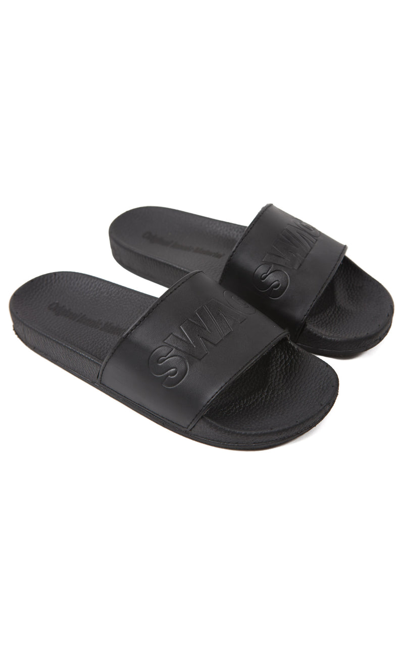 Swag Ldn Iconic Black Slides